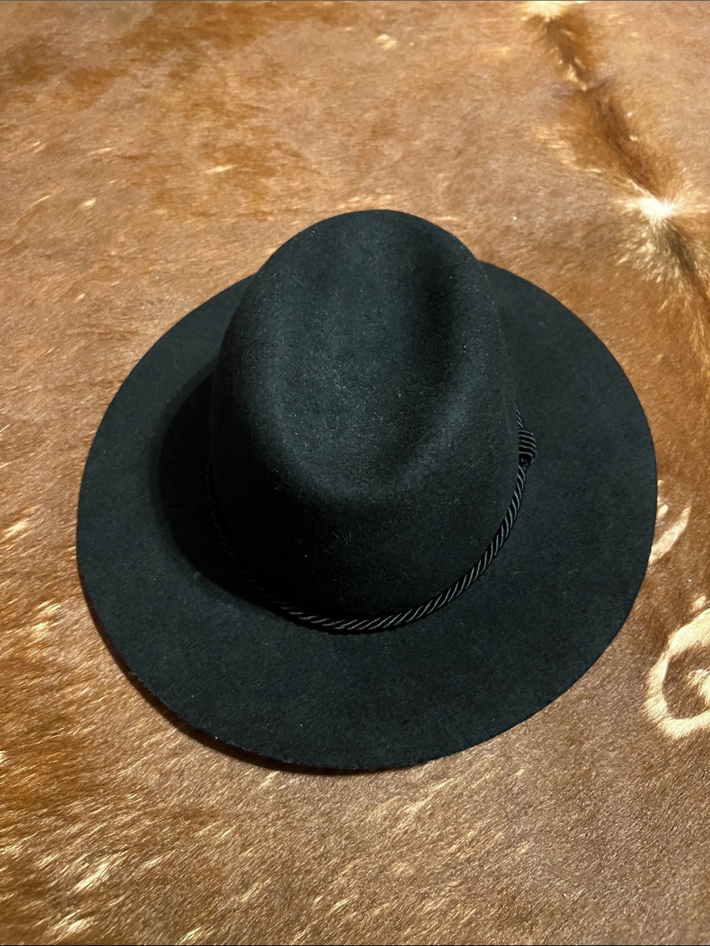 Club Monaco Black 100% Wool Hat